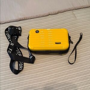Ford Yellow and Black Crossbody Bag